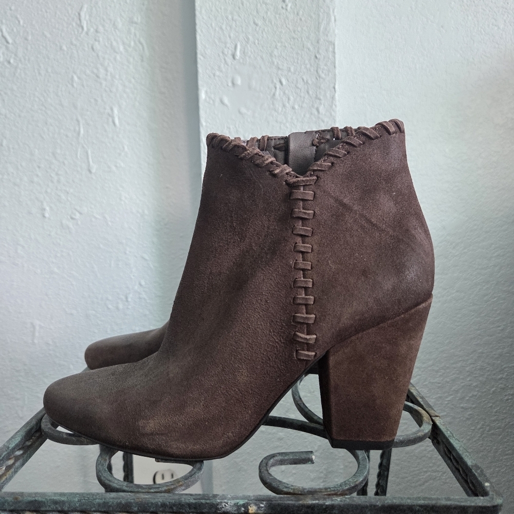 1. State Dark Brown Ankle Booties - Picture 3 of 5